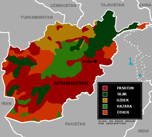 Ethnolinguistic Map Of Afghanistan (foto Pinterest) – Rob Scholte Museum