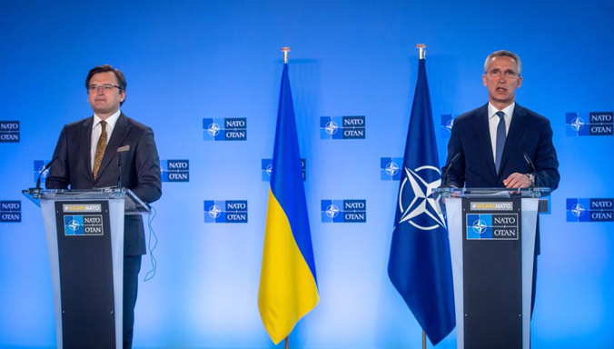 Ukrainian Foreign Affairs Minister Volodymyr Zelensky And NATO ...