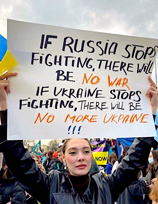 The Difference What If Russia Stops Fighting And What If Ukraine Stops ...