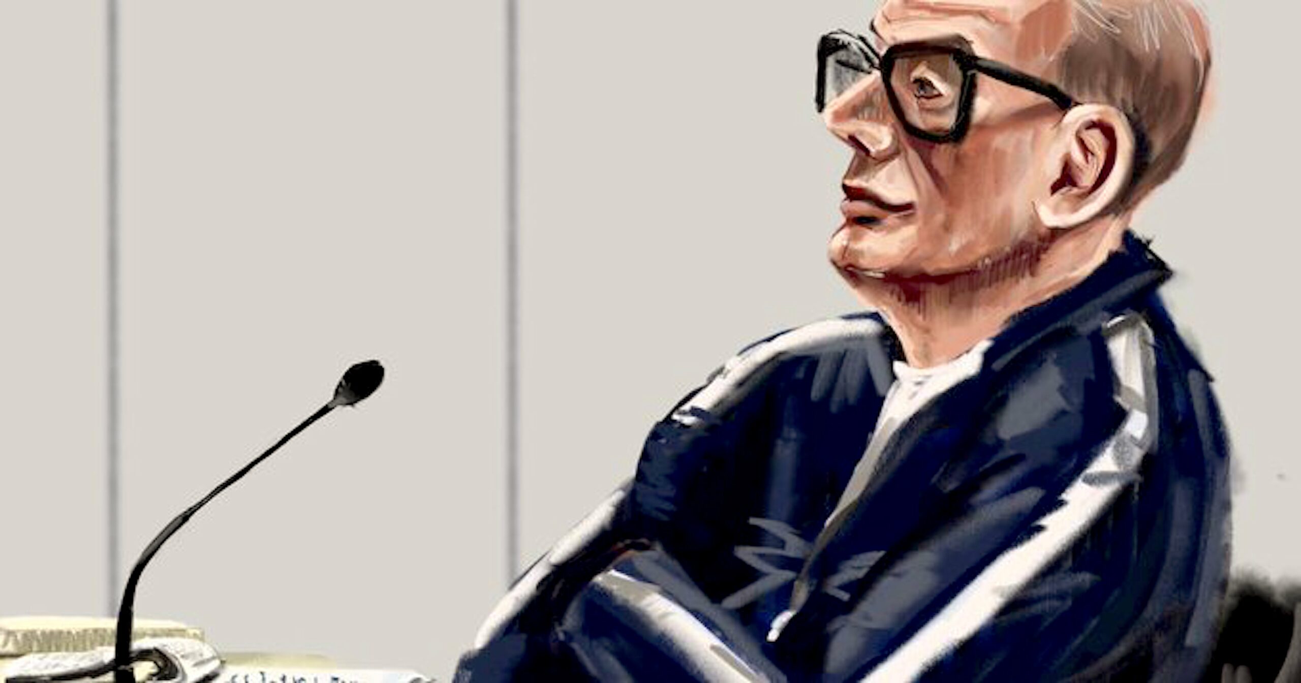 Rechtbank Tekening van Huig P (foto Nicole van den Hout) – Rob Scholte